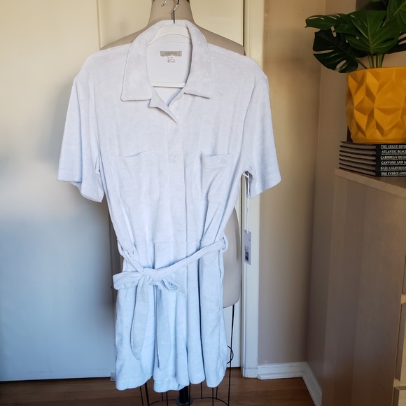 Outerknown Terry Cloth Romper Size Medium NEW! - Picture 2 of 13